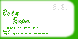 bela repa business card