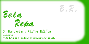 bela repa business card